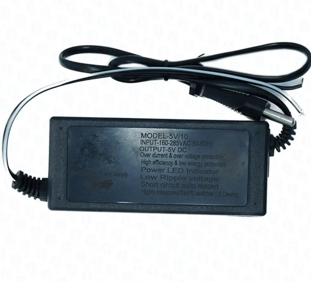5V 10A Pixel LED Adapter for 200 LEDs – Max 50W Output