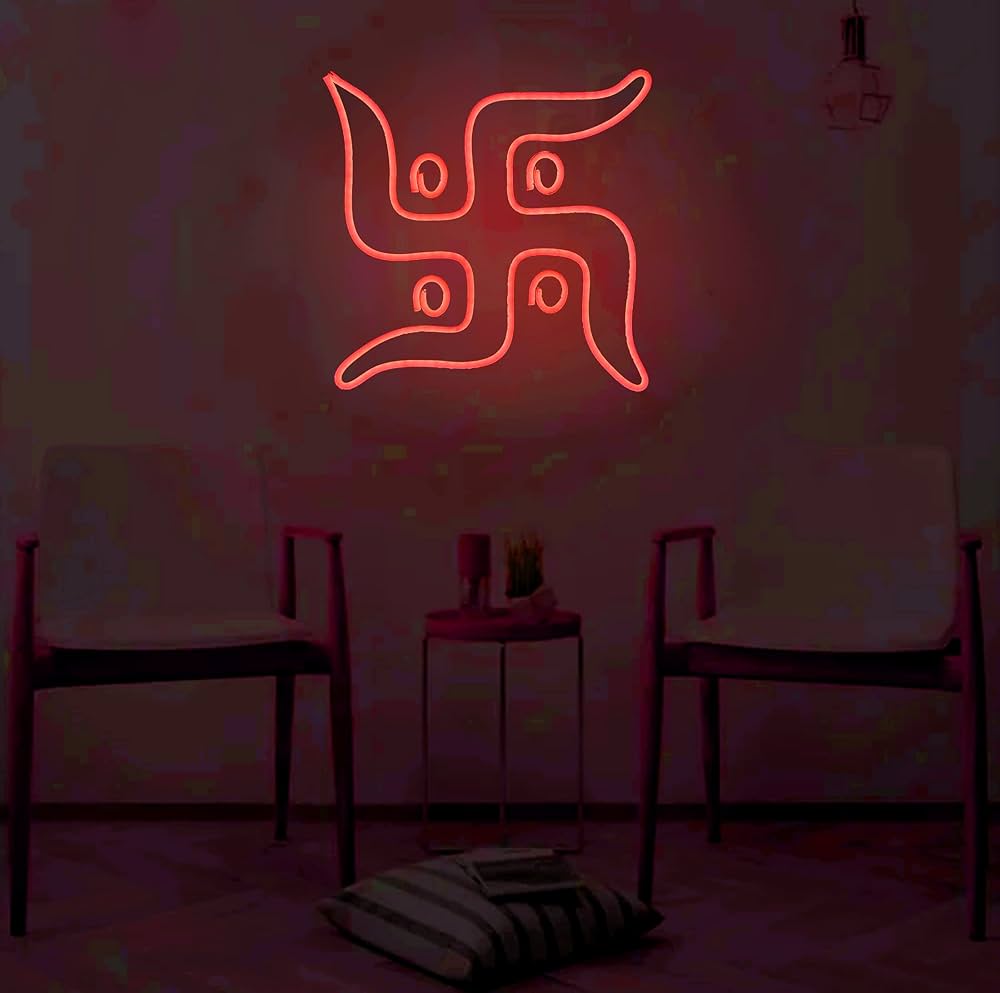 Swastik Neon Board
