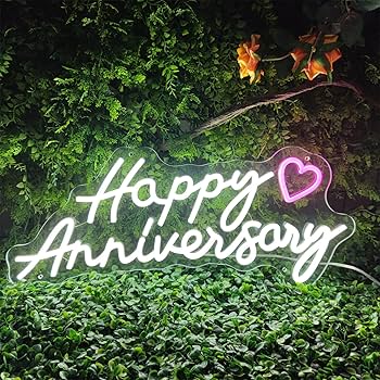 Anniversary Neon Boards