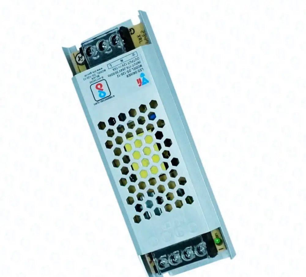 12V 10A Output (120W Power) – Ideal for Pixel LEDs, CCTV cameras, and other 12V DC devices.