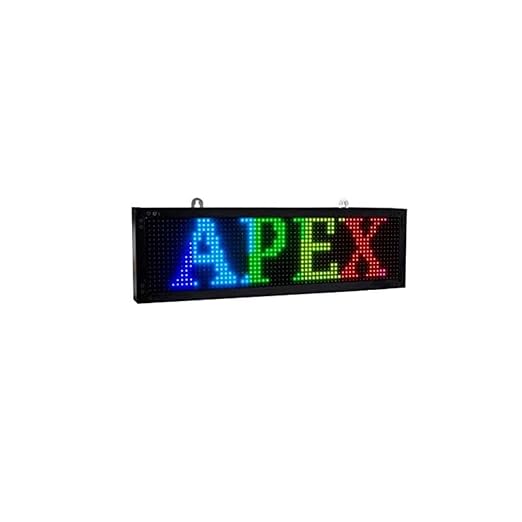 P10 LED Moving/scrolling Messenger Advertising Display Board With WIFI Operated Ultra Bright indoor/outdoor for Hotels Restaurants(3 colour board)