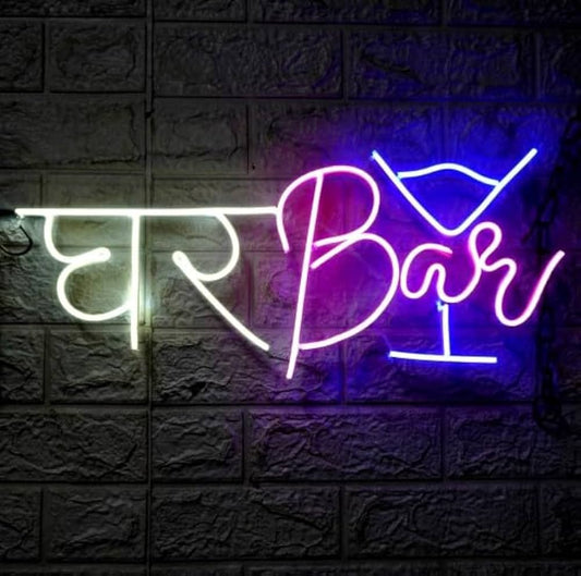 Neon Sign Board for Home and Bar, LED Light Display