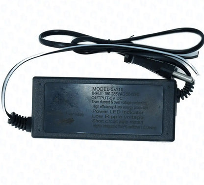 5V 10A Pixel LED Adapter for 200 LEDs – Max 50W Output