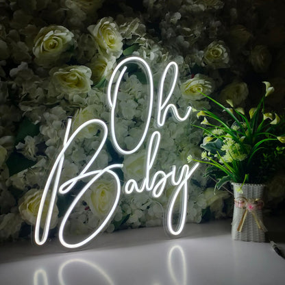 Oh Baby Neon Board