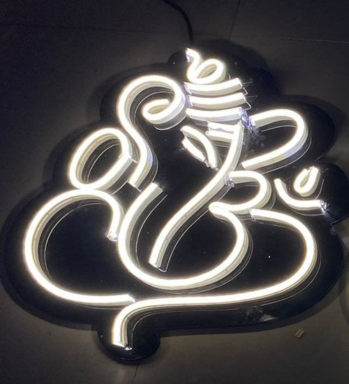 Ganesh Neon Board.