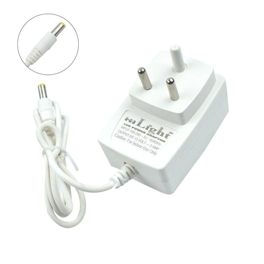 12V 2A Output (Max 24W) – Powers multiple 12V devices with stable and efficient performance.(3 pin adaptor)