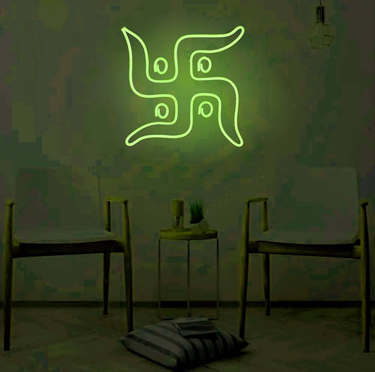 Swastik Neon Board