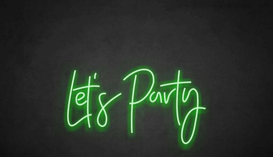 Let's Party Neon Board.