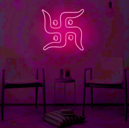 Swastik Neon Board