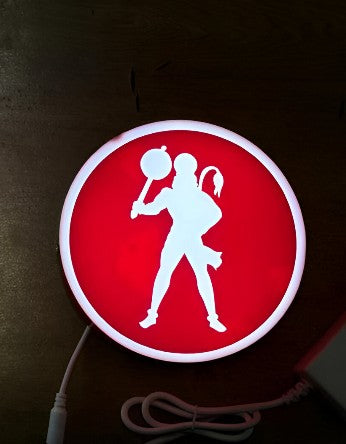 Shadow Red Divine Hanuman Glow Disc