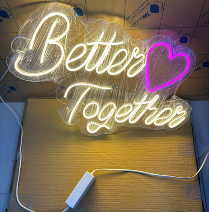 Better Together Neon Board